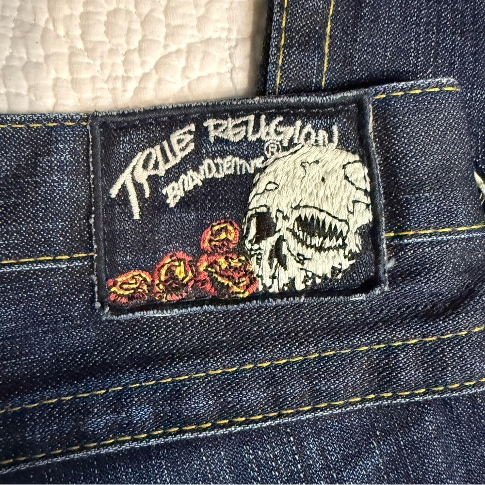 True Religion Cameron Denim western Y2K Made in the USA - Picture 11 of 14